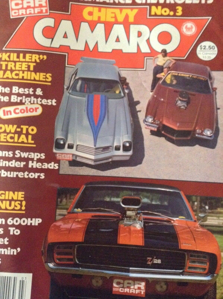 Car Craft Chevy Camaro Magazine Trans Swaps Cylinder Heads No.3 121418nonrh