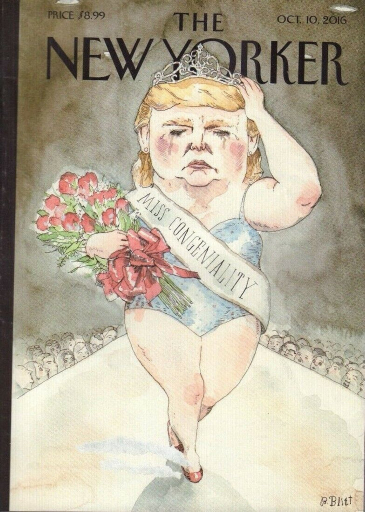 The New Yorker Magazine Donald Trump Miss America October 10, 2016 010918nonr