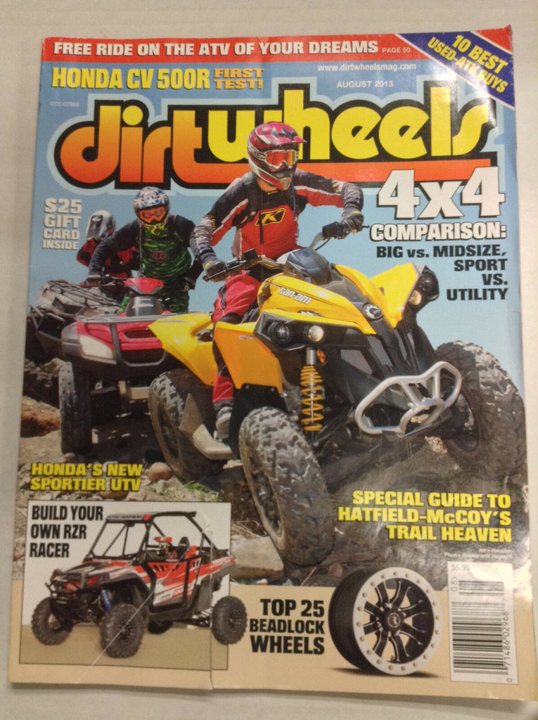 Dirt Wheels Magazine Honda's New Sportier UTV August 2013 032717nonR