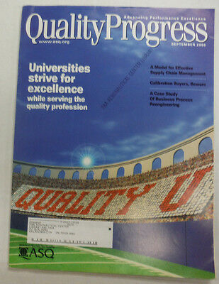 Quality Progress Magazine Universites Strive September 2000 FAL 060815R3