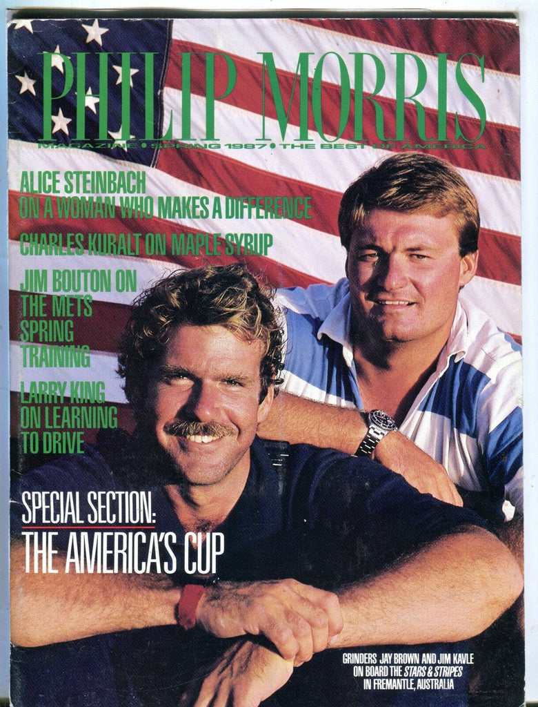 Philip Morris Magazine Spring 1987 Jay Brown Jim Kavle EX 042817nonjhe