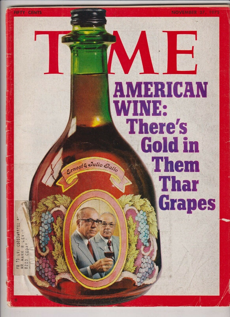 Time Mag American Wine November 27, 1972 112619nonr