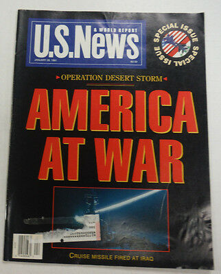 U.S. News Magazine Operation Desert Storm Cruise Missile January 1991 012215R