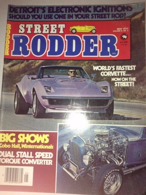 Street Rodder Magazine World's Fastest Corvette May 1977 NO ML 041917nonrh