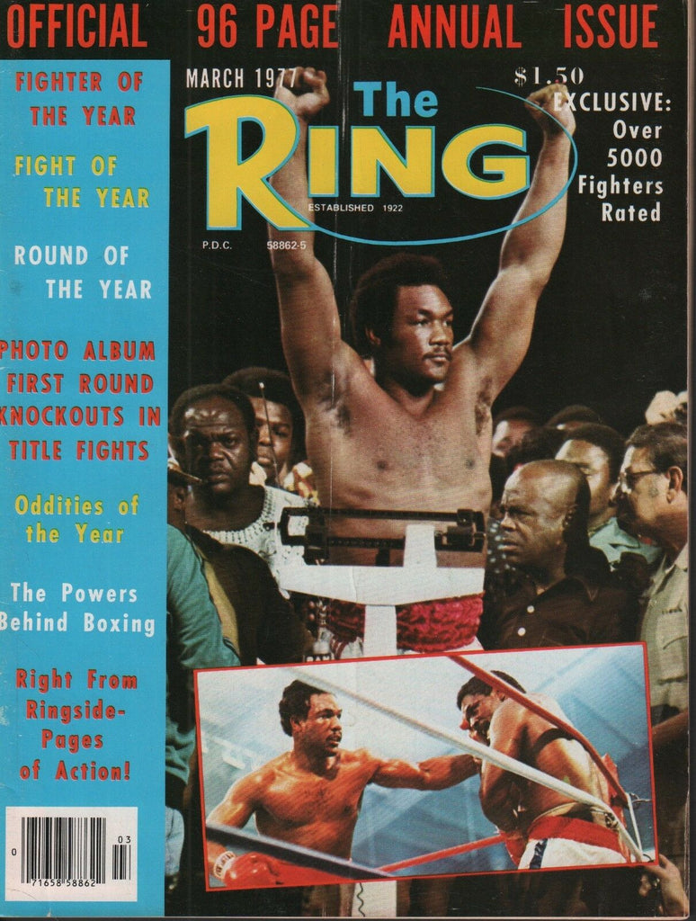 Jim Jeffries Yum Dong-Kyun The Ring Boxing Magazine March 1977 050918DBX