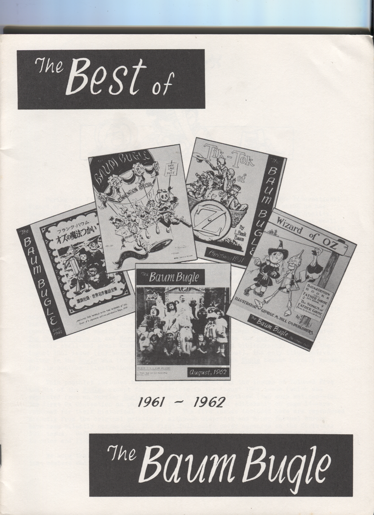 Best Of The Baum Bugle 1961-1962 Wizard of OZ Club Fanzine 070620DBE