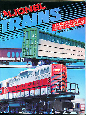 Lionel Electric Trains & Accessories 1992 Book Two Catalog EX 071016jhe2