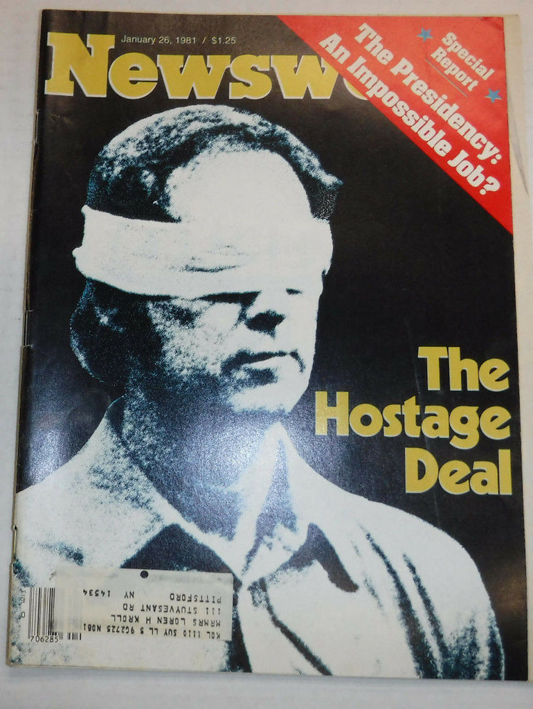 Newsweek Magazine The Hostage Deal January 26, 1981 101016R