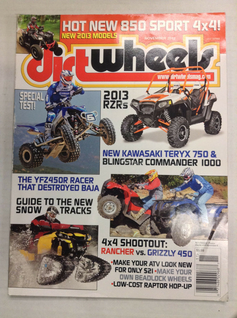 Dirt Wheels Magazine Kawasaki Teryx 750 November 2012 032817nonR