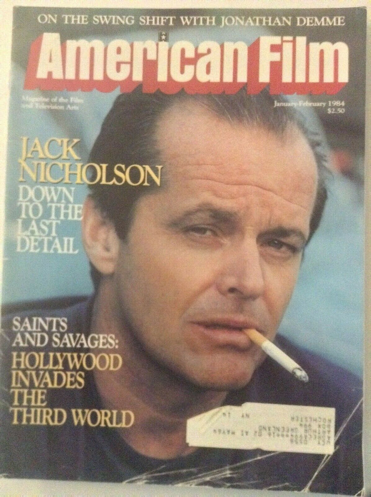 American Film Magazine Jack Nicholson Jonathan Demme Jan/Feb 1984 041119nonrh