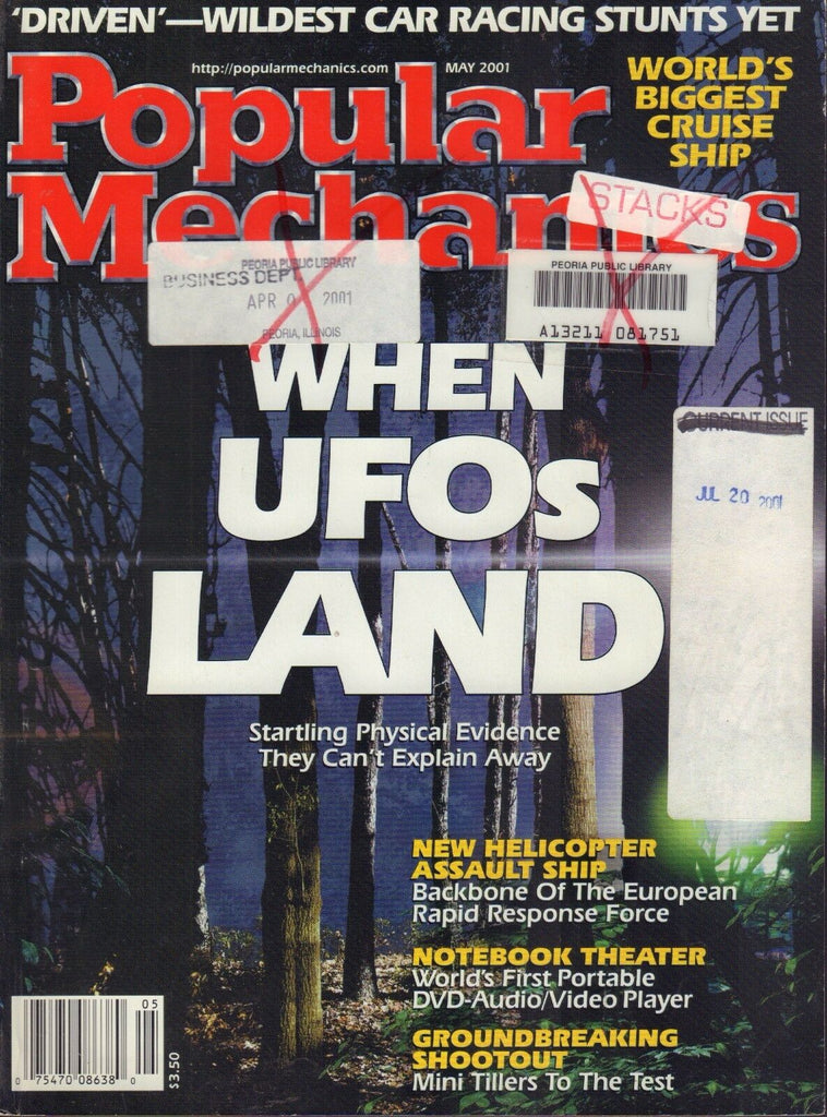 Popular Mechanics Magazine May 2001 When UFOs Land 071417nonjhe