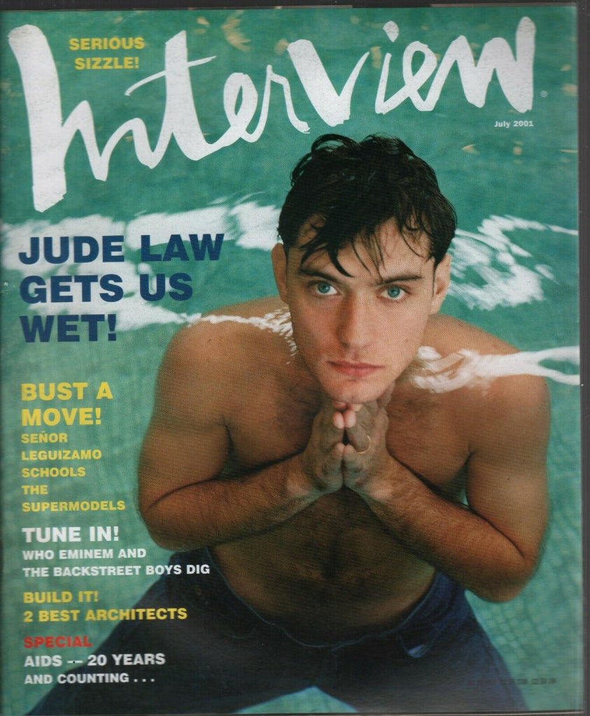 Interview Fashion Magazine July 2001 Jude Law Eminem Backstreet Boys 100219AME2