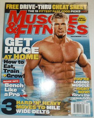 Muscle & Fitness Magazine You're Losing Muscle NO ML December 2004 120314R