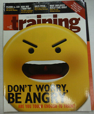Training Magazine Don't Worry Be Angry August 2006 052615R