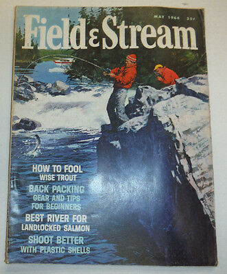 Field & Stream Magazine How To Fool Wise Trout May 1964 012915R