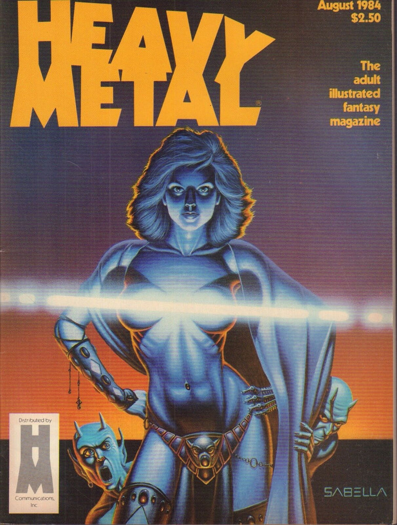 Heavy Metal August 1984 Sabella Fantasy Magazine 011417DBE2