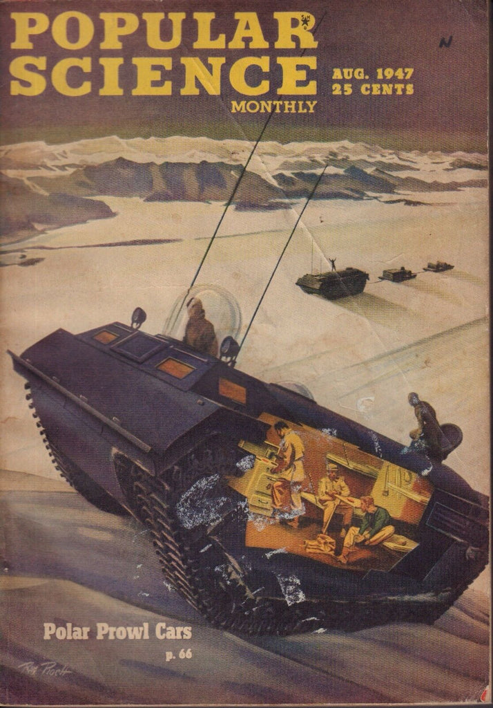 Popular Science Magazine August 1947 Polar Prowl Cars 081917nonjhe