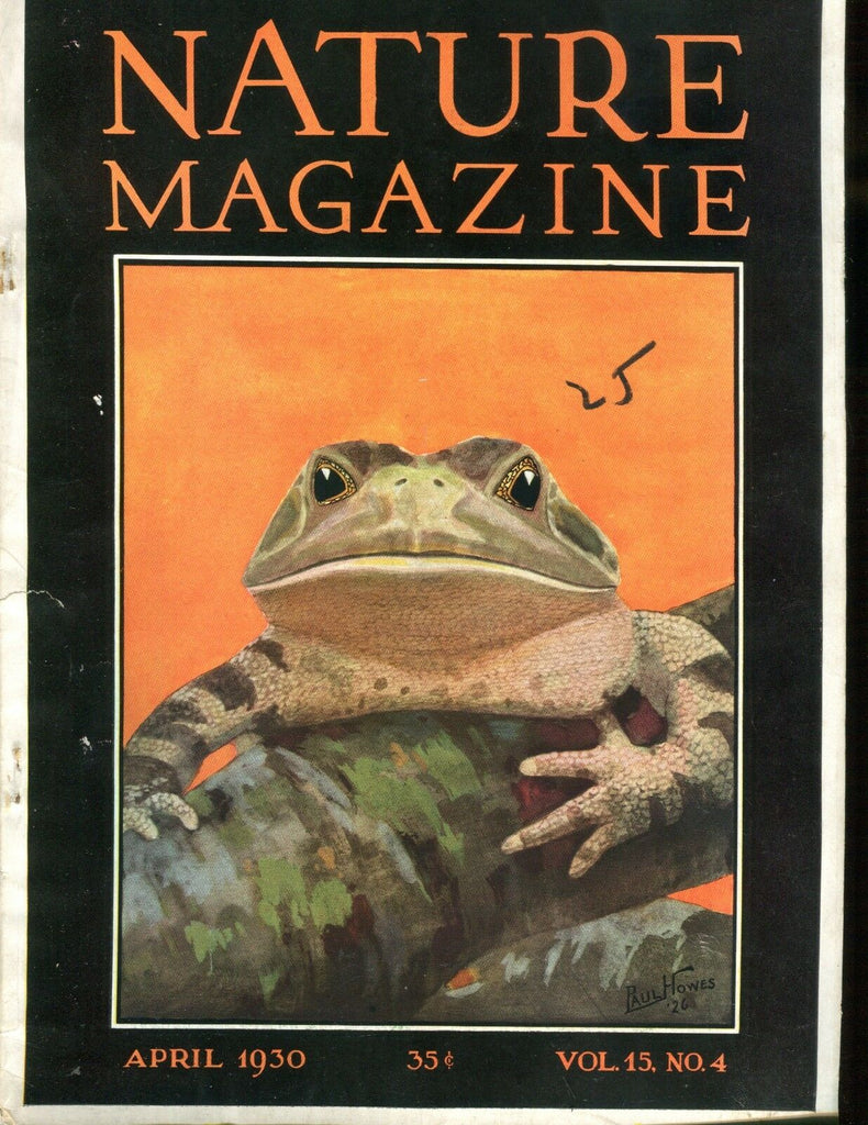 Nature Magazine April 1930 Frog VG No ML 020617jhe