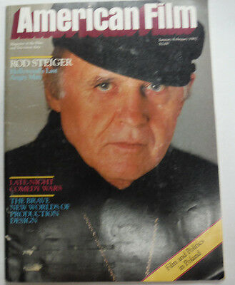 American Film Magazine Rod Steiger & Comedy Wars January/February 1982 050615R