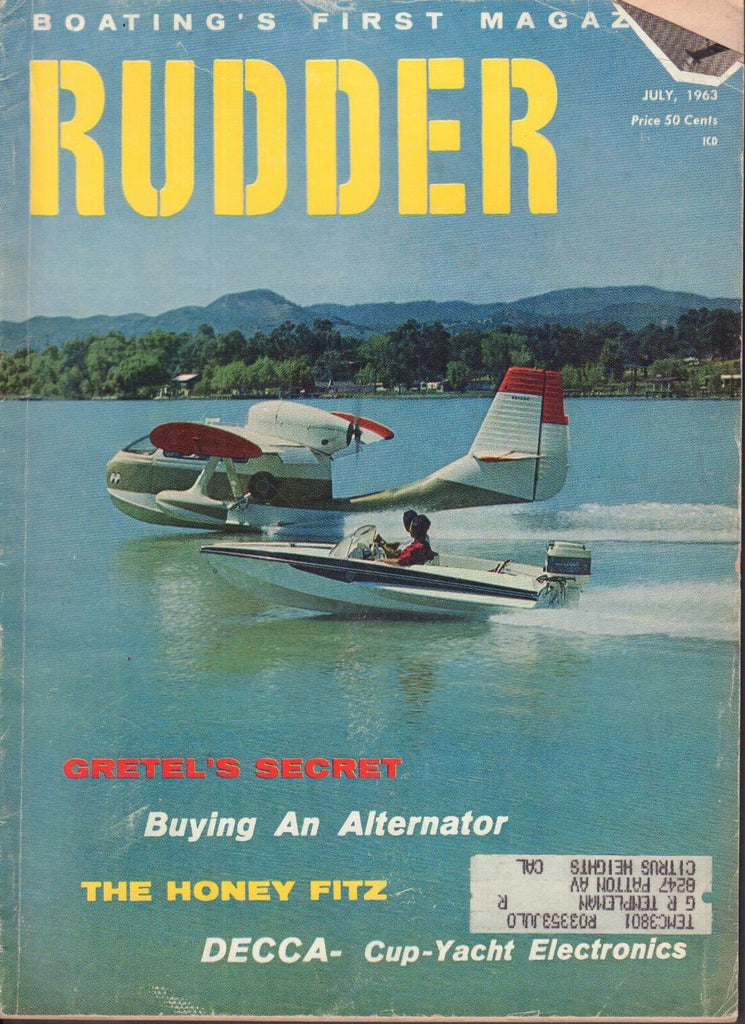 Rudder July 1963 Gretel's Secret, The Honey Fitz w/ML 042117nonDBE