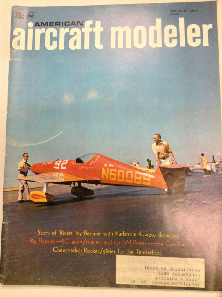 Aircraft Modeler Magazine Rivets Berliner Karlstrom February 1972 040917nonrh2