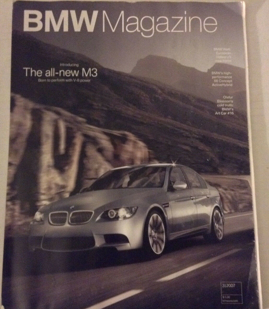 BMW Magazine M3 Olafur Eliasson March 2007 080917nonrh