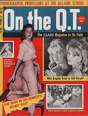 On the Q.T. March 1961 Lee Remick, Brigitte Bardot ,Bacall EX 122215DBE