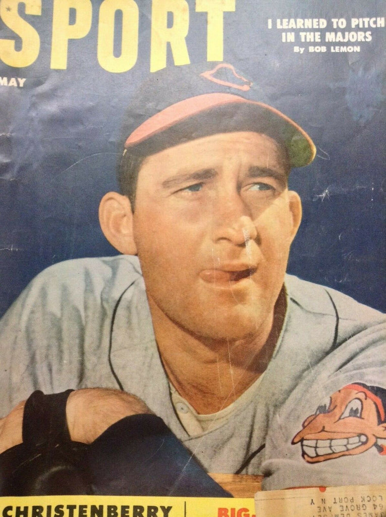 Sport Magazine Christenberry Bob Lemon May 1953 012319nonr