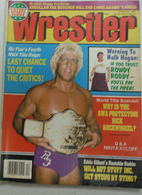 The Wrestler Magazine Ric Flair Roddy Piper December 1986 062415R2