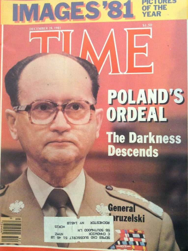 Time Magazine Poland's Ordeal General Jaruzelski December 28, 1981 061018nonrh