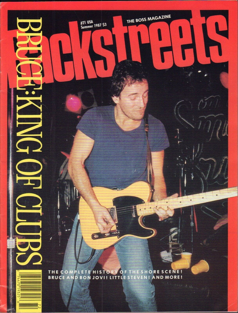 Backstreets Springsteen Magazine #21 Summer 1987 King of Clubs 012317DBE
