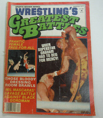 Wrestling's Greatest Battles Magazine Superstar Graham Winter 1977 062615R2