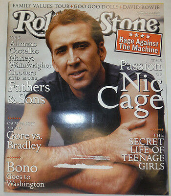 Rolling Stone Magazine Nicholas Cage & The Allmans November 1999 040615R2