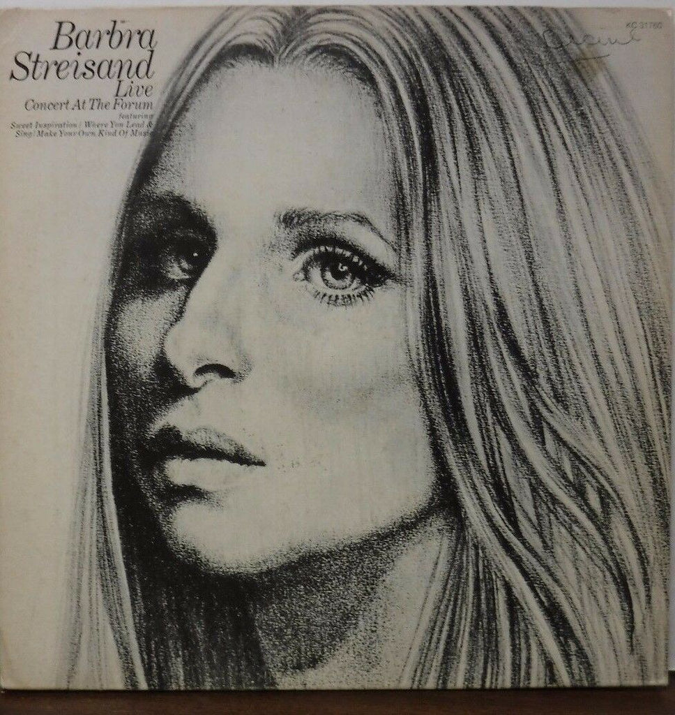 Barbara Streisand Live concert at the forum 33RPM KC31760 w/ Poster 111116LLE#2