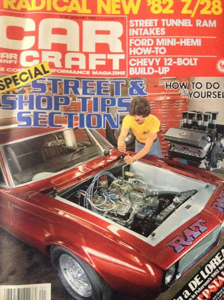 Car Craft Magazine Street & Shop Tips January 1982 121418nonrh