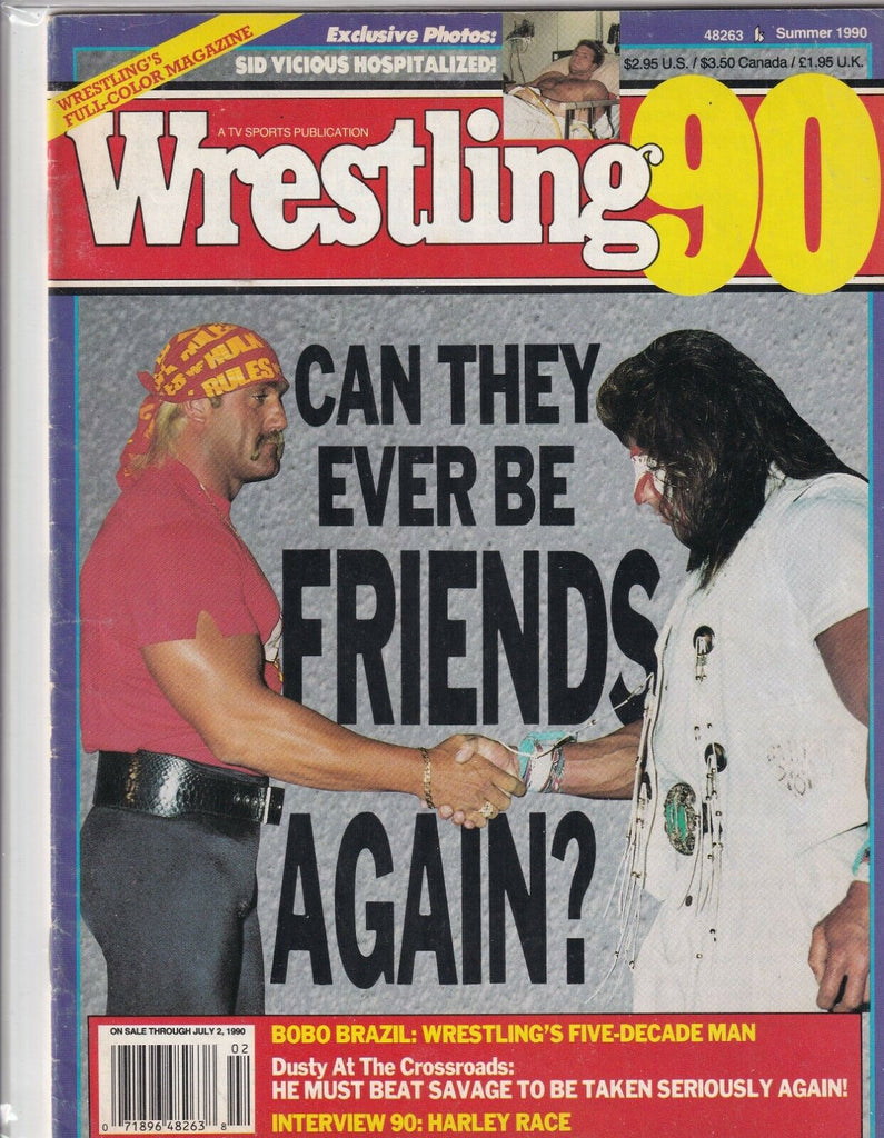 Wrestling Magazine Hulk Hogan Ultimate Warrior Summer 1990 061819nonr