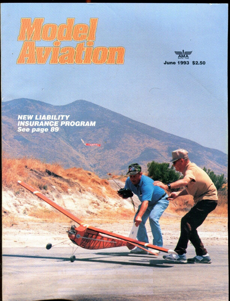 Model Aviation Magazine June 1993 Ron Falk EX No ML 022217nonjhe