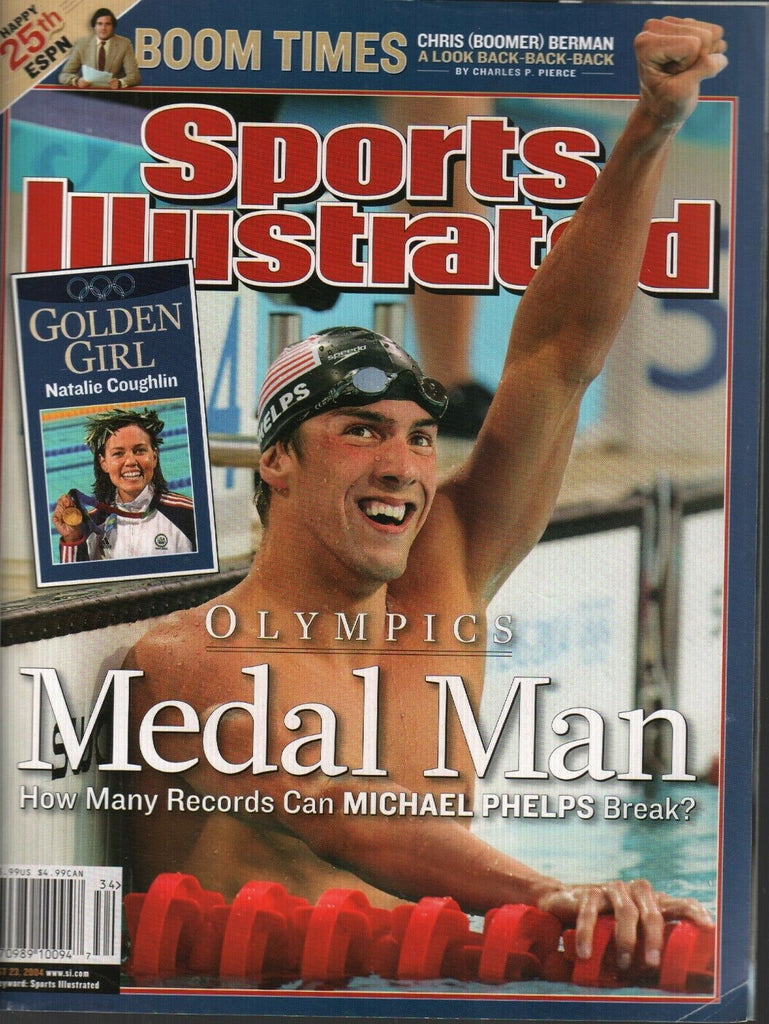 Sports Illustrated Augst 23 2004 Michael Phelps Natalie Coughlin 022620AME2