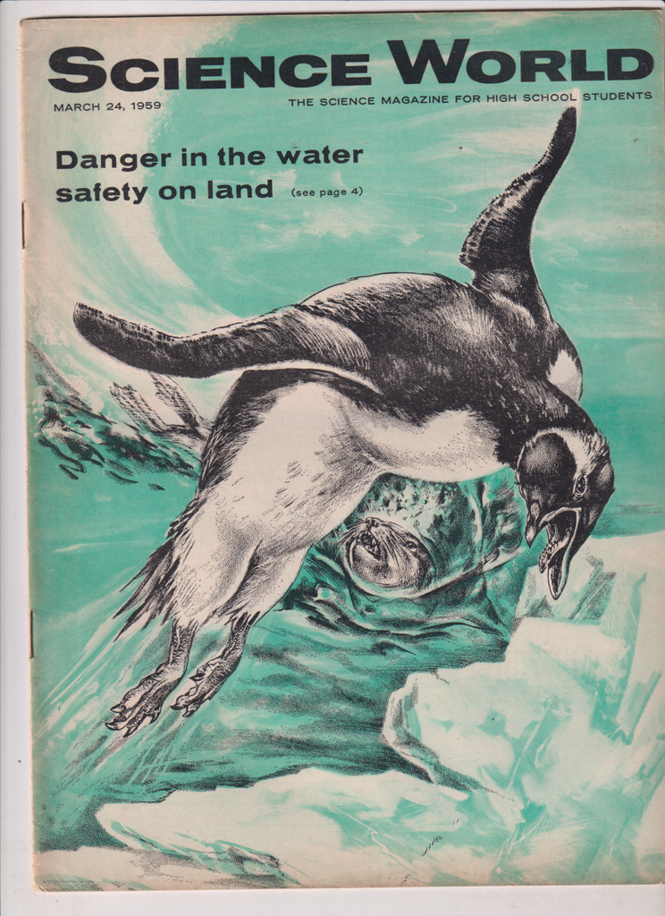 Science World Mag Danger In The Water Seals & Penguins March 24, 1959 121719nonr