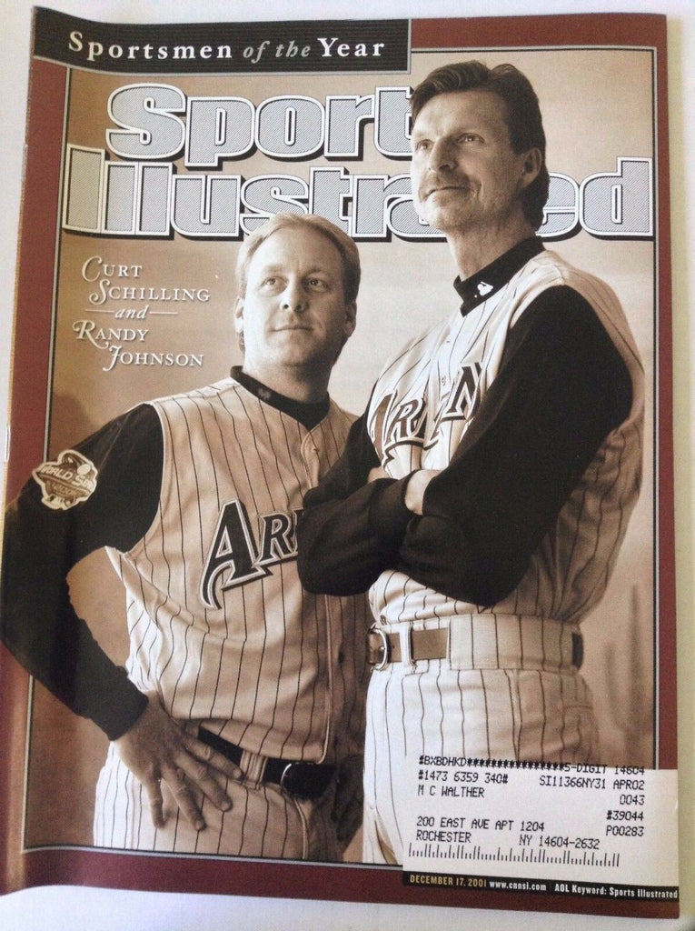 Sports Illustrated Magazine Curt Schilling December 17, 2001 051517nonrh