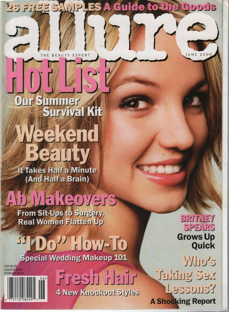 Allure June 2000 Britney Spears Michael Thompson 080219DBE