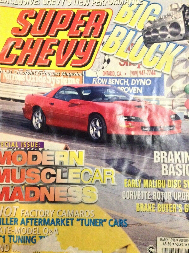 Super Chevy Magazine Modern Musclecar Madness March 1996 012319nonr