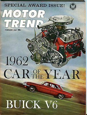 Motor Trend Magazine February 1962 Buick V6 EX 061316jhe