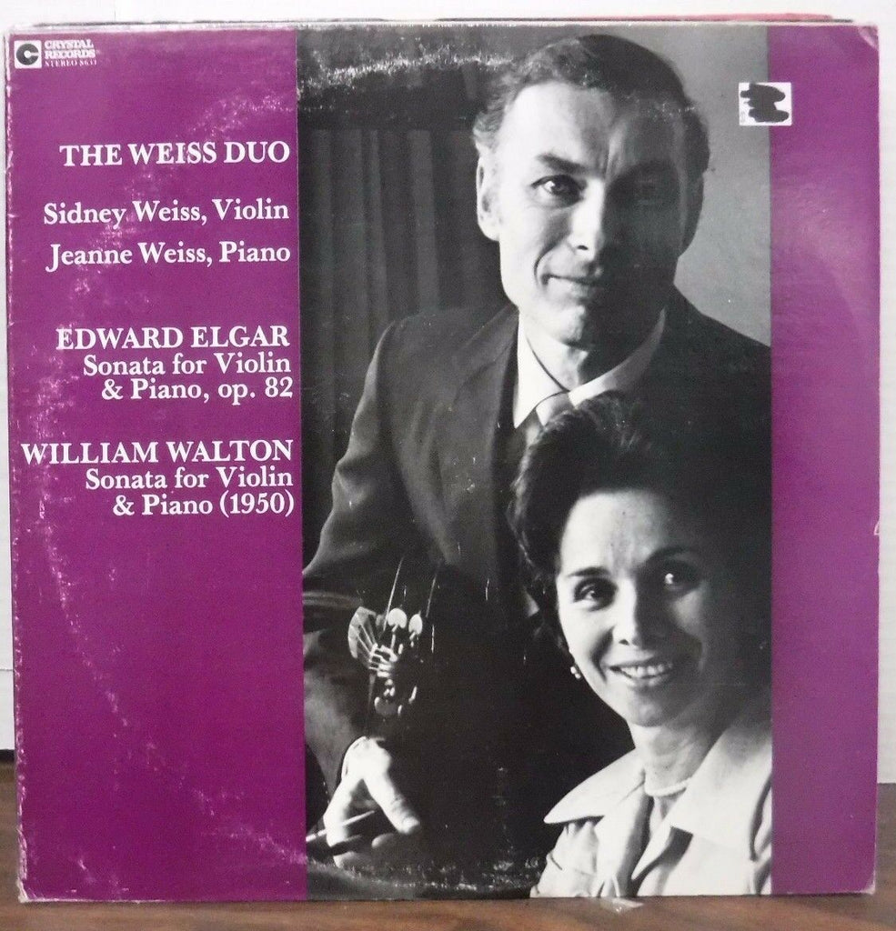 The Weiss Duo Sidney Weiss Violin Jeanne Weiss Piano S633 012817LLE