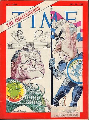Time Magazine July 26 1968 Nixon, The Challengers w/ML VG 090816DBE