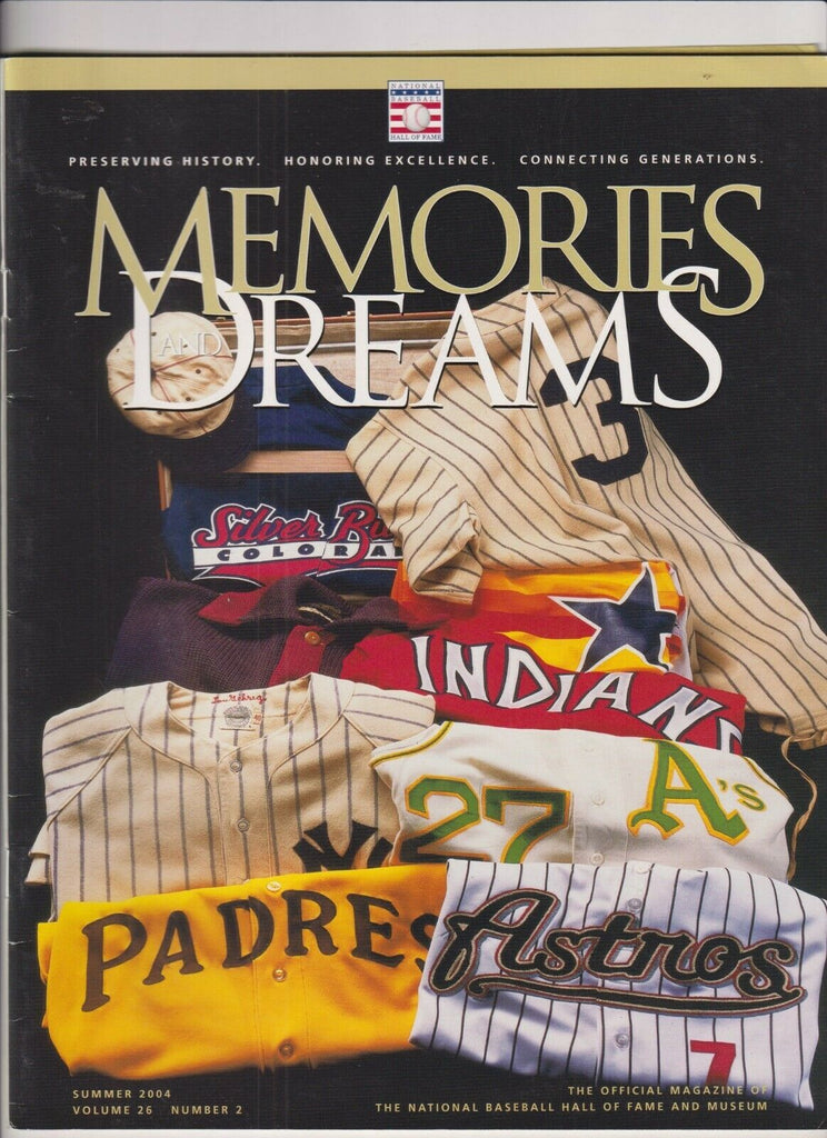 Memories And Dreams Mag Bill Dickey Bill Terry Summer 2004 102519nonr