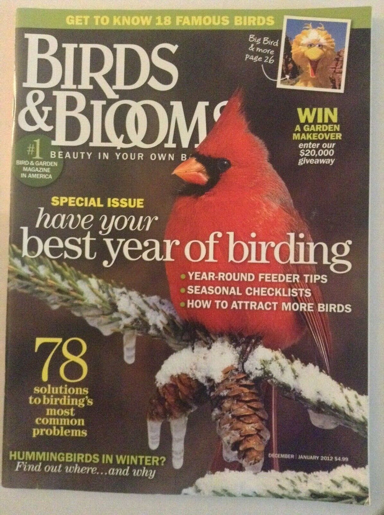 Birds & Blooms Magazine Best Year Of Birding Dec/Jan 2012 041119nonrh