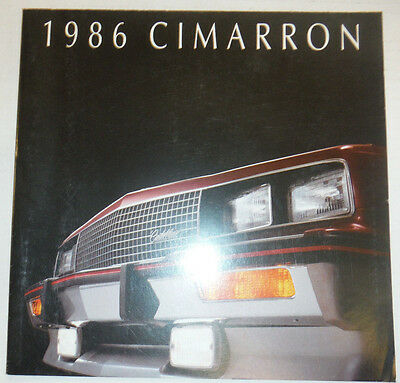 Cimarron Magazine Luxury & Performance 1986 122614R