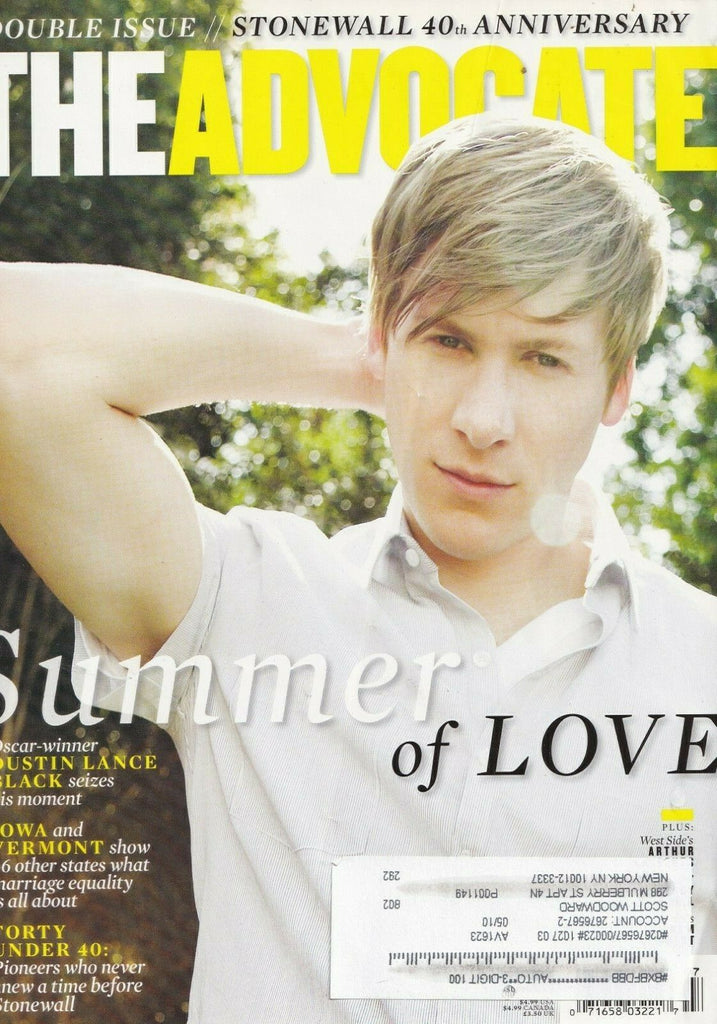 The Advocate June July 2009 Dustin Lance Black Jerry Mitchell 060719DBE
