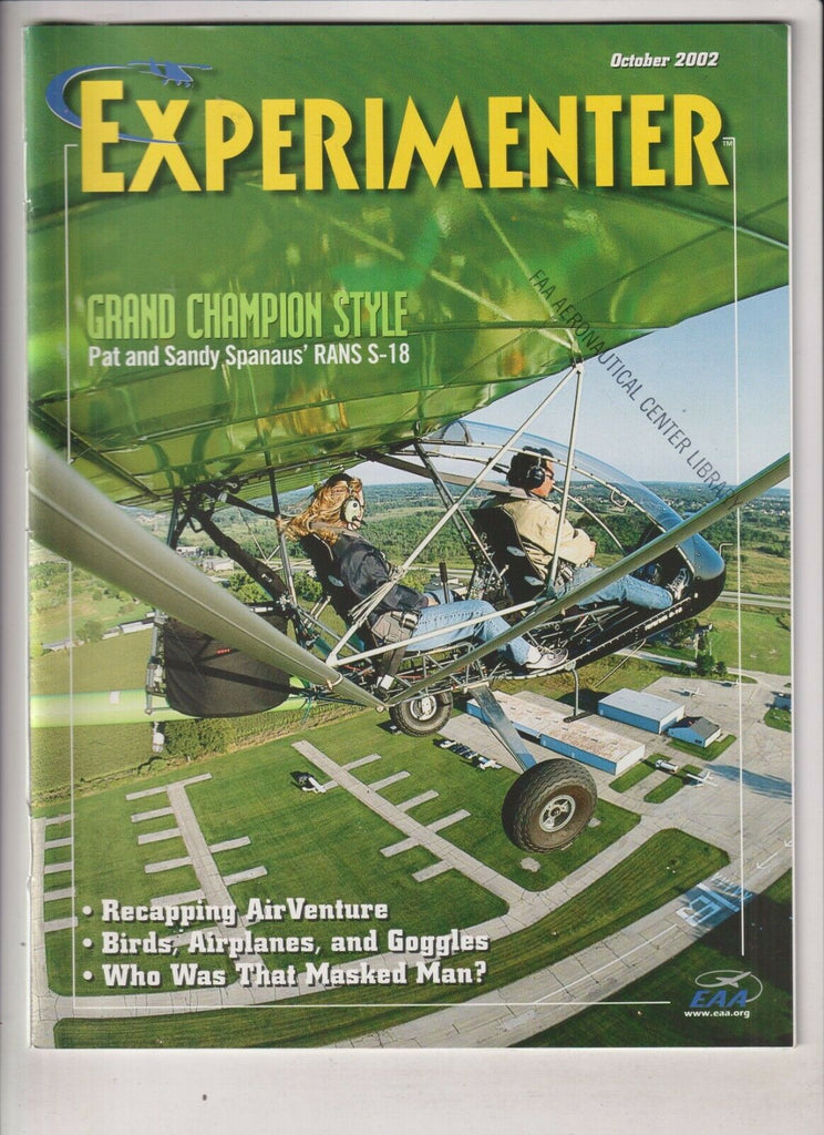 Experimenter Aviation Mag Pat & Sandy Spanaus' Rans October 2002 040420nonrh